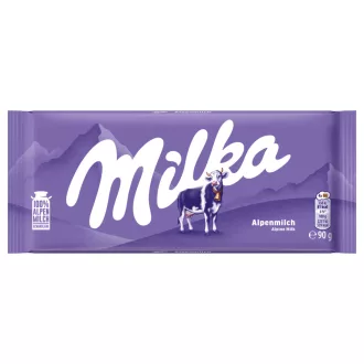   Milka alpesi tej felhasználásával készült tejcsokoládé 90 g