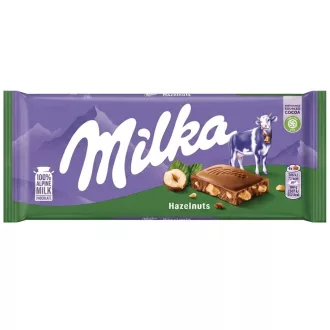 Milka táblás tejcsokoládé 80g törtmogyorós