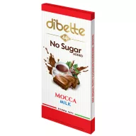 Dibette NAS töltött tejcsokoládé 80g kávé HCN