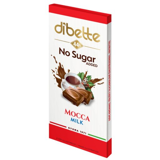 Dibette NAS töltött tejcsokoládé 80g kávé HCN
