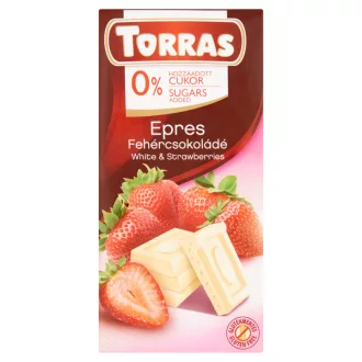 Torras epres fehércsokoládé édesítőszerrel 75 g