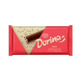 Dorina táblás tejcsokoládé 75g rizzsel