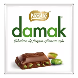 Damak csokoládé 60g Pisztáciás tejcsokoládé