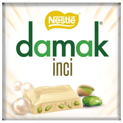 Damak csokoládé 60g Pisztáciás fehércsokoládé