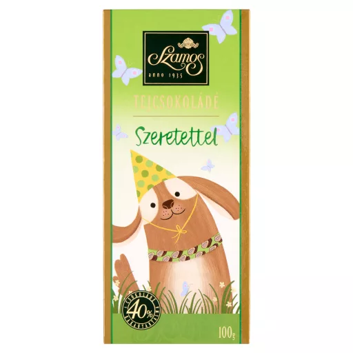 Szamos Kutya/Cica tejcsokoládé  100 g