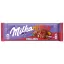 Milka Mmmax alpesi tejcsokoládé meggyes zselédarabkákkal, cukordrazséval és robbanócukorkával 250 g