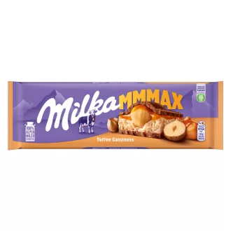   Milka Mmmax alpesi tejcsokoládé karamell ízű tejes krémtöltelékkel 300 g