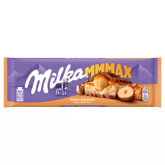   Milka Mmmax alpesi tejcsokoládé karamell ízű tejes krémtöltelékkel 300 g