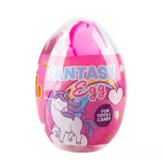   Becky's tojás cukorkával 15g eper ízzel - Fantasy Egg