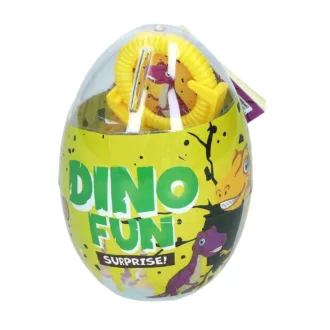 Becky's tojás cukorkával 15g eper ízzel  - Dino Fun