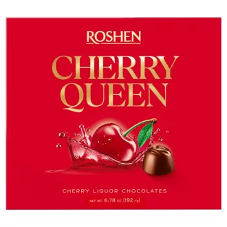   Roshen Cherry Queen étcsokoládés alkoholos-meggyes bonbon 192 g
