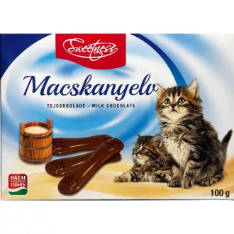 Sweetness macskanyelv 100g tejcsokoládé