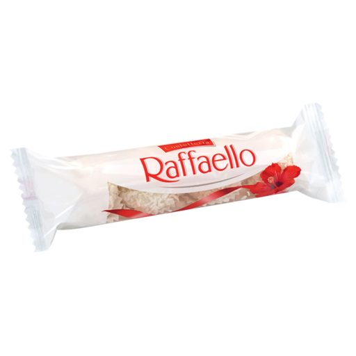 Raffaello kókuszreszelékkel borított ropogós ostyakülönlegesség kókuszos krémmel töltve 40 g