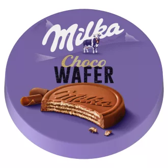   Milka Choco Wafer Kakaós Töltelékkel Töltött, Alpesi Tejcsokoládéval Bevont Ostya 30 G