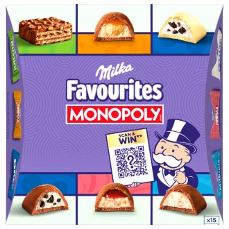   Milka Favourites töltött csokoládék és ostya válogatás 15 db 141 g