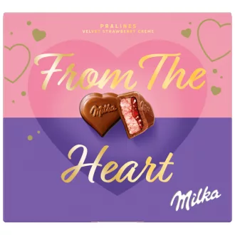 MILKA I LOVE TEJCSOKOLÁDÉ EPRES KRÉMMEL DARABOK 114 g