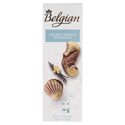 Belgian Seashells tengergyümölcse desszert 65g Vanilla