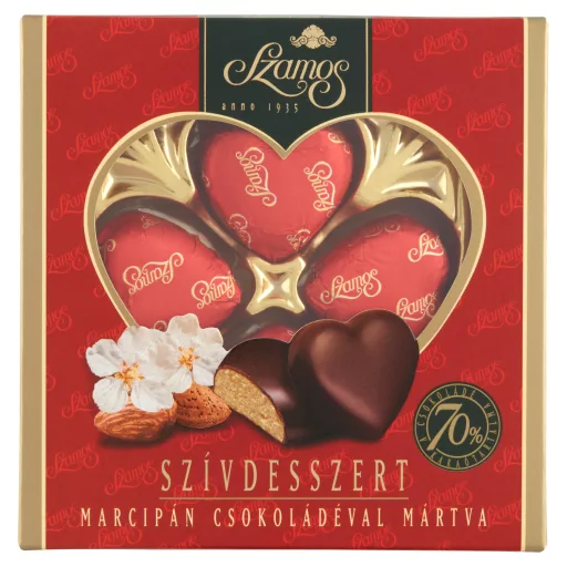 Szamos marcipán szívdesszert 4 db 50 g
