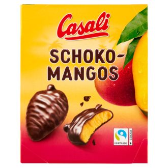   Casali Schoko bananas desszert 150g habosított mangókrém csokoládéba mártva