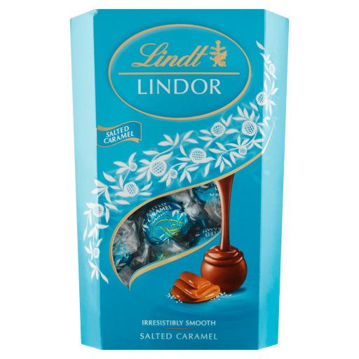 Lindor tejcsokoládé golyók 337g Salted Caramel