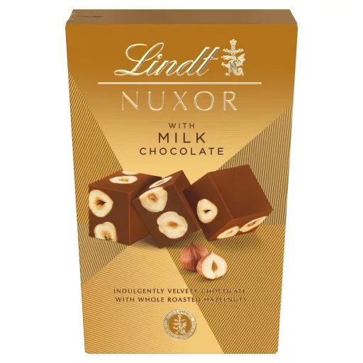 Lindt Nuxor gianduja mogyorós tejcsokoládé egész mogyoróval 150 g