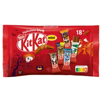   KitKat Mini Halloween Break ropogós ostya tejcsokoládéban 18 db 301 g