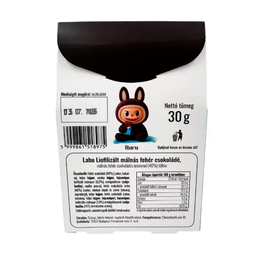 Labu'Chocolate csokoládé 30g - Mogyorókrémes tejcsokoládé (Nocci)