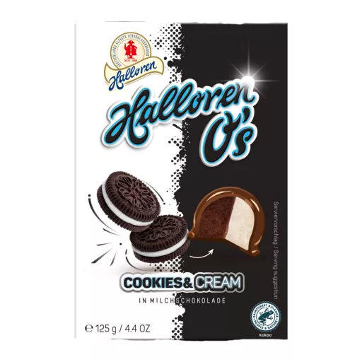 Halloren O's desszert 125g Cookies&Cream