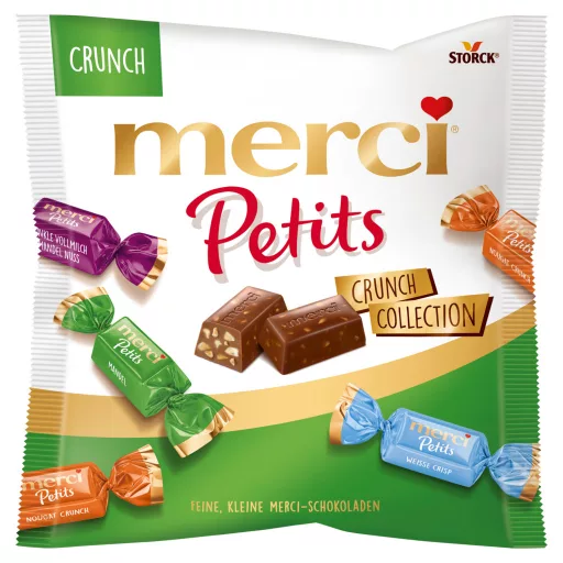 Merci Petits Crunch Collection 4 csokoládékülönlegesség 125 g