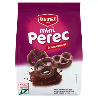   Detki Mini Perec omlós édes keksz 160g kakaós étbevonómasszával teljesen mártva