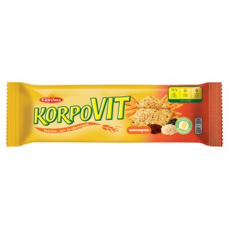   Győri Korpovit Ropogós, édes Keksz Teljes Kiőrlésű Gabonával és Magokkal 174 G