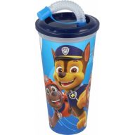 Szívószálas pohár csokis keksszel 10g  Mancs Őrjárat