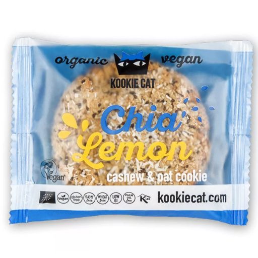 Kookie Cat zabkeksz 50g chia-citrom