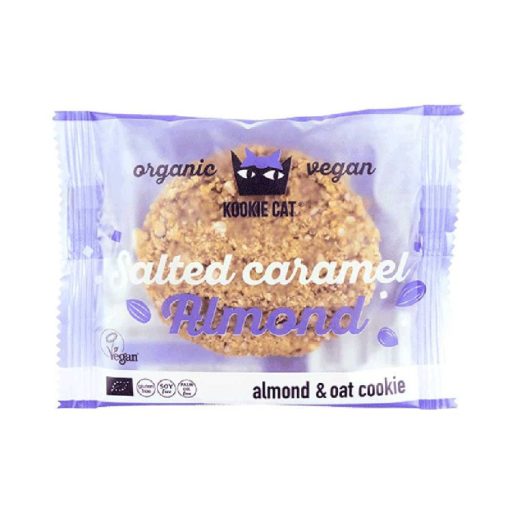 Kookie Cat zabkeksz 50g sós karamell-mandula