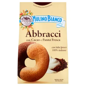   Mulino Bianco Abbracci kakaós-tejszínes omlós keksz 32 db 350 g
