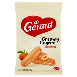  Dr. Gerard töltött piskóta 170g Sárgabarack ízű töltelékkel és tejszín ízű krémmel
