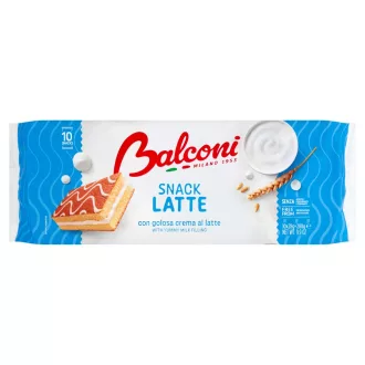   Balconi piskóta 280g snack al latte - tejszínes krémmel 10x28g