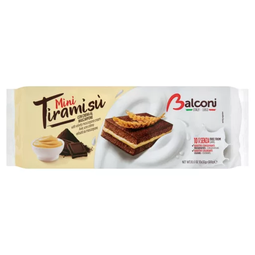 Balconi piskóta 10x30g mini tiramisu