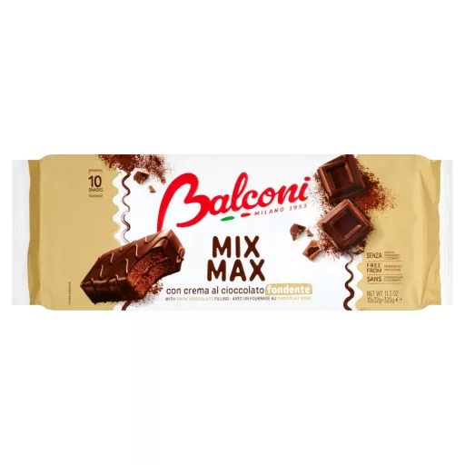 Balconi piskóta 320g mix max étcsokoládés szelet 10x32g