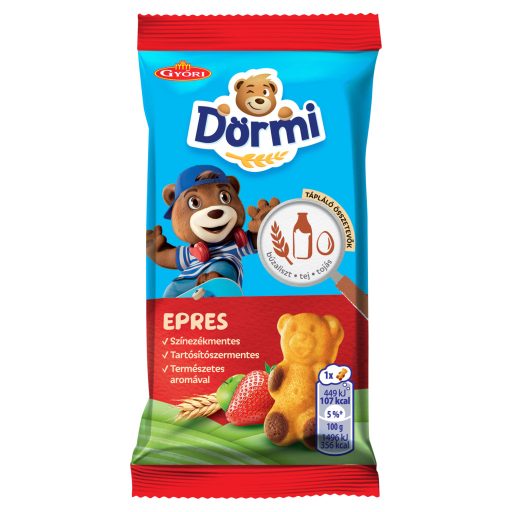 Dörmi Puha Piskóta Almás-epres Töltelékkel 30 G