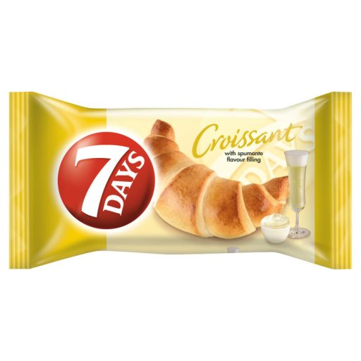 7DAYS croissant pezsgő ízű töltelékkel 60 g