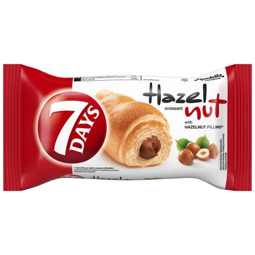 7days Croissant Mogyorós Töltelékkel 60 G