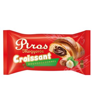 Piros Mogyorós croissant 55g mogyorókrémmel