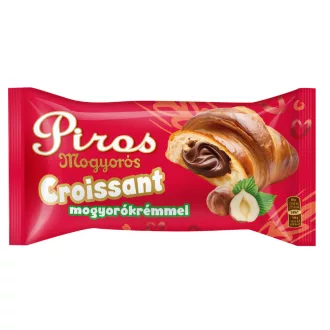 Piros Mogyorós croissant 60g mogyorókrémmel
