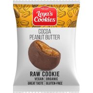   Leya's Cookies nyers sütemény 25g kakaóval-földimogy. vajjal