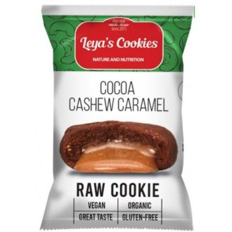   Leya's Cookies nyers sütemény 25g kakaó-kesu-karamell