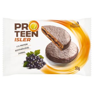   ProTeen Isler magas fehérjetartalmú linzertészta feketeribizli-lekvárral töltve 55 g