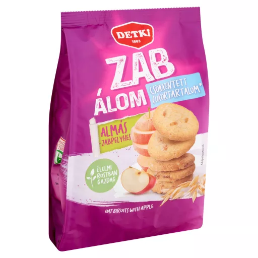 Detki zab álom zabpelyhes keksz 150g almás