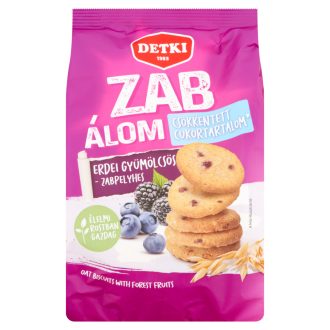 Detki zab álom zabpelyhes keksz 150g erdei gyümölcsös