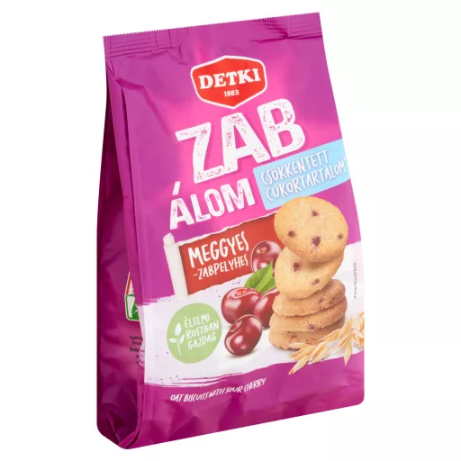 Detki zab álom zabpelyhes keksz 150g meggyes